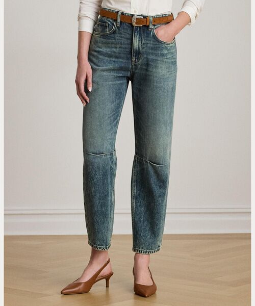 LAUREN RALPH LAUREN / ローレン ラルフ ローレン デニムパンツ | ハイライズ バレル ジーンズ | 詳細2