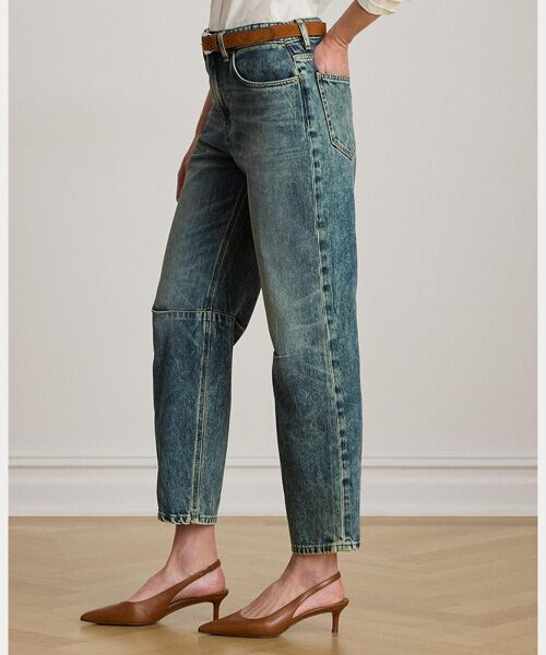 LAUREN RALPH LAUREN / ローレン ラルフ ローレン デニムパンツ | ハイライズ バレル ジーンズ | 詳細3