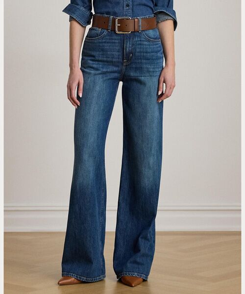 LAUREN RALPH LAUREN / ローレン ラルフ ローレン デニムパンツ | ハイライズ ワイドレッグ ジーンズ | 詳細2