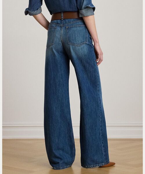 LAUREN RALPH LAUREN / ローレン ラルフ ローレン デニムパンツ | ハイライズ ワイドレッグ ジーンズ | 詳細4