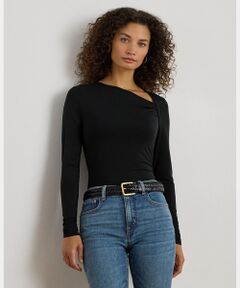 LAUREN RALPH LAUREN / ローレン ラルフ ローレン その他トップス | ストレッチ ジャージー アシンメトリカル トップス
