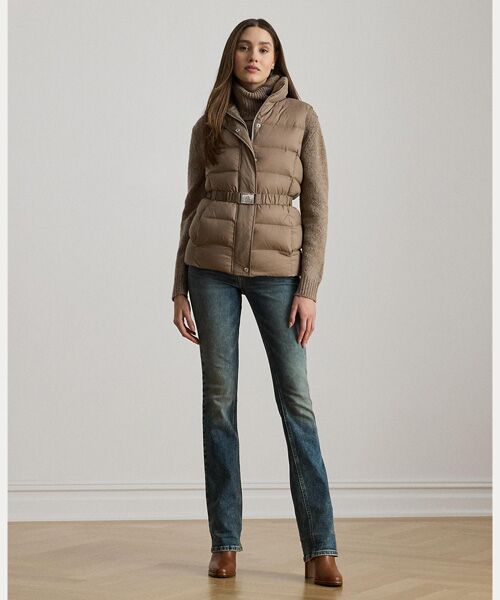 LAUREN RALPH LAUREN / ローレン ラルフ ローレン ダウンジャケット・ベスト | ベルテッド チャンネルキルテッド ダウン ベスト | 詳細2