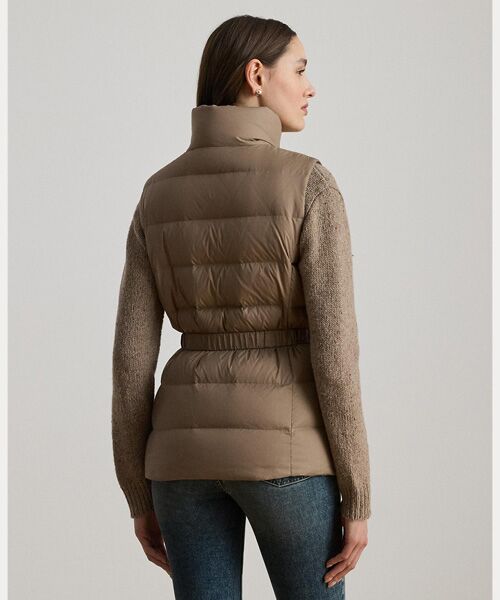 LAUREN RALPH LAUREN / ローレン ラルフ ローレン ダウンジャケット・ベスト | ベルテッド チャンネルキルテッド ダウン ベスト | 詳細3
