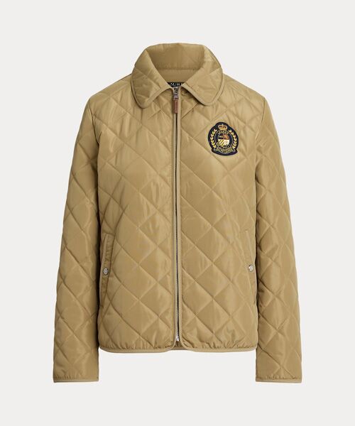 LAUREN RALPH LAUREN / ローレン ラルフ ローレン その他アウター | クレストパッチ ダイヤモンドキルテッド ジャケット | 詳細1