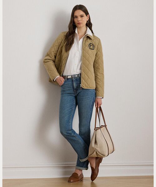 LAUREN RALPH LAUREN / ローレン ラルフ ローレン その他アウター | クレストパッチ ダイヤモンドキルテッド ジャケット | 詳細2