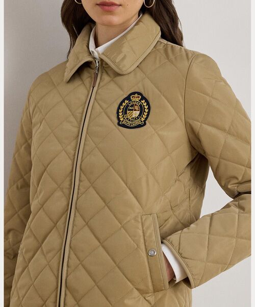 LAUREN RALPH LAUREN / ローレン ラルフ ローレン その他アウター | クレストパッチ ダイヤモンドキルテッド ジャケット | 詳細4