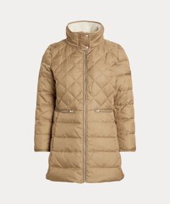 LAUREN RALPH LAUREN / ローレン ラルフ ローレン その他アウター | フェイクシアリングトリム キルテッド ダウン コート