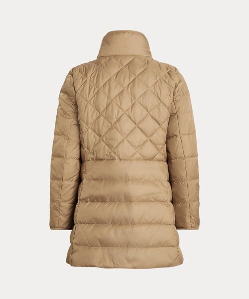 LAUREN RALPH LAUREN / ローレン ラルフ ローレン その他アウター | フェイクシアリングトリム キルテッド ダウン コート | 詳細1