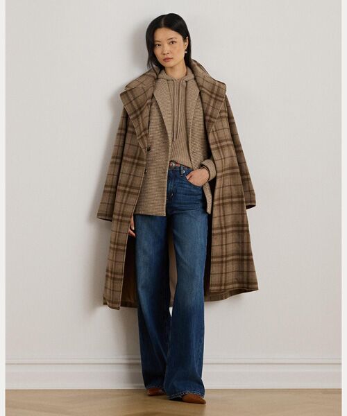 LAUREN RALPH LAUREN / ローレン ラルフ ローレン テーラードジャケット | ダブルブレステッド ウールブレンド ツイル ブレザー | 詳細2