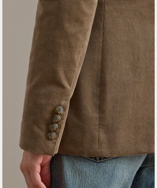 LAUREN RALPH LAUREN / ローレン ラルフ ローレン テーラードジャケット | ブリオン コーデュロイ ブレザー | 詳細4