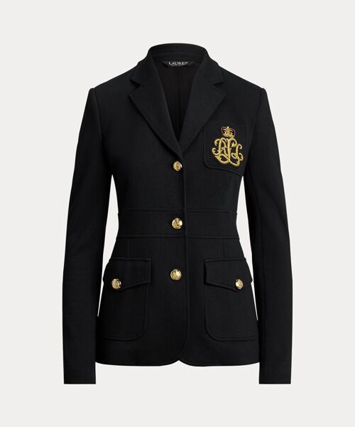 LAUREN RALPH LAUREN / ローレン ラルフ ローレン テーラードジャケット | ブリオン ダブルニット ジャカード ブレザー | 詳細1