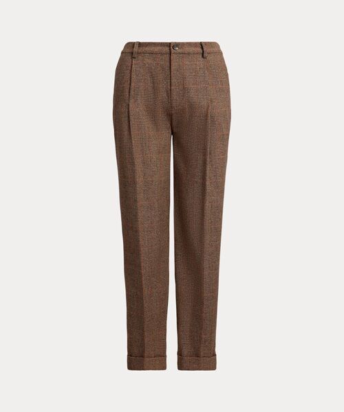 LAUREN RALPH LAUREN / ローレン ラルフ ローレン スラックス・ドレスパンツ | グレン チェック プリーテッド クロップド パンツ | 詳細1