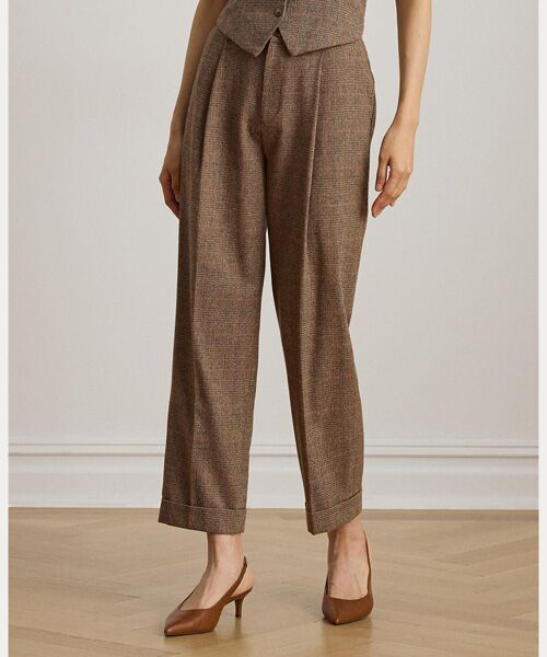 LAUREN RALPH LAUREN / ローレン ラルフ ローレン スラックス・ドレスパンツ | グレン チェック プリーテッド クロップド パンツ | 詳細2