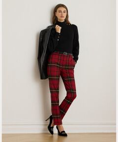 LAUREN RALPH LAUREN / ローレン ラルフ ローレン その他パンツ | チェックド プラッド ウールブレンド クロップド パンツ