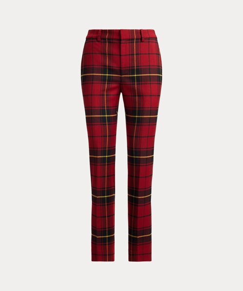 LAUREN RALPH LAUREN / ローレン ラルフ ローレン その他パンツ | チェックド プラッド ウールブレンド クロップド パンツ | 詳細1