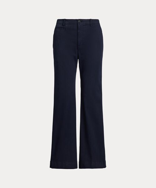 LAUREN RALPH LAUREN / ローレン ラルフ ローレン チノ・ワークパンツ | ストレッチ コットン チノ フレア パンツ | 詳細1