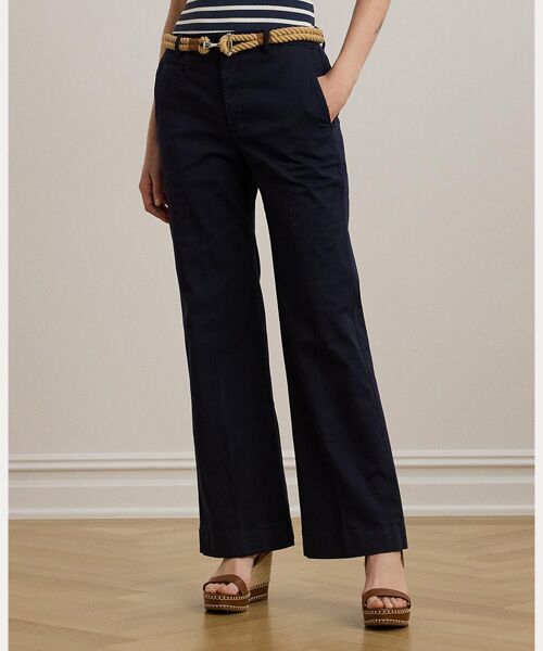 LAUREN RALPH LAUREN / ローレン ラルフ ローレン チノ・ワークパンツ | ストレッチ コットン チノ フレア パンツ | 詳細2