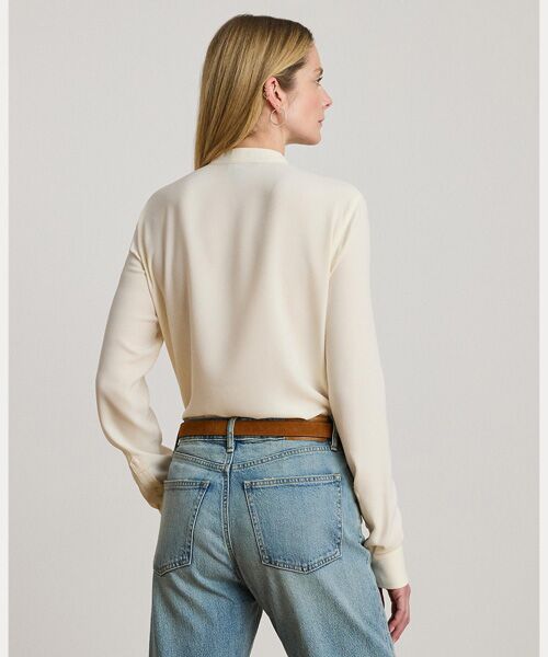 LAUREN RALPH LAUREN / ローレン ラルフ ローレン シャツ・ブラウス | フリルトリムド ジョーゼット チュニック | 詳細3