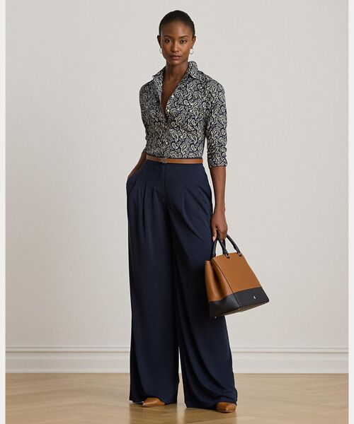 LAUREN RALPH LAUREN / ローレン ラルフ ローレン シャツ・ブラウス | クラシック フィット ペイズリー コットン ボイル シャツ | 詳細2