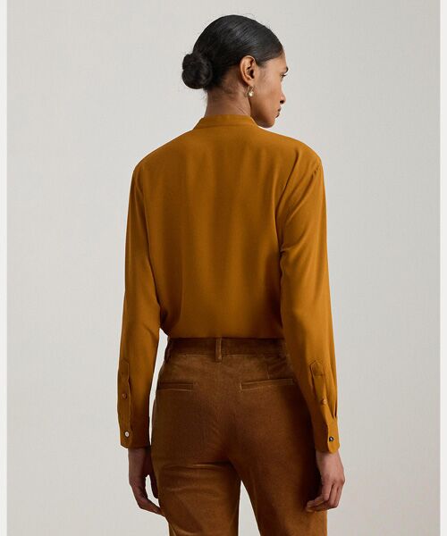 LAUREN RALPH LAUREN / ローレン ラルフ ローレン シャツ・ブラウス | フリルトリムド ジョーゼット チュニック | 詳細3