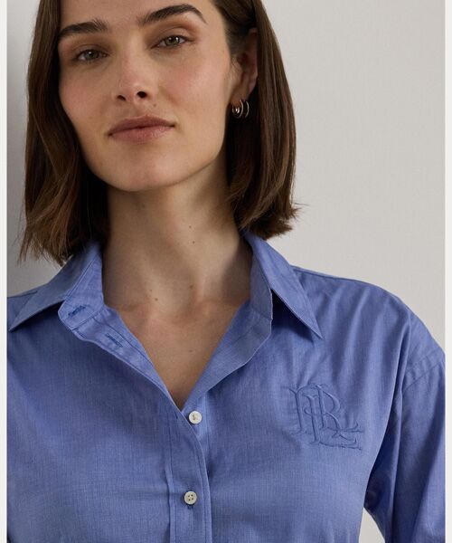 LAUREN RALPH LAUREN / ローレン ラルフ ローレン シャツ・ブラウス | リラックス フィット コットン シャツ | 詳細4