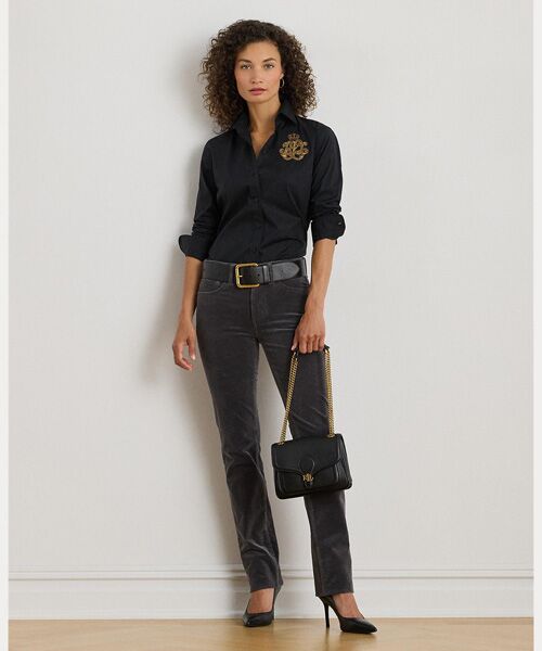 LAUREN RALPH LAUREN / ローレン ラルフ ローレン シャツ・ブラウス | クラシック フィット ロゴ コットンブレンド シャツ | 詳細2