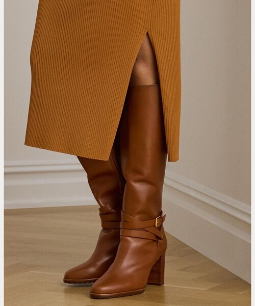 LAUREN RALPH LAUREN / ローレン ラルフ ローレン ロング・マキシ丈スカート | リブニット ペンシル ミディ スカート | 詳細4