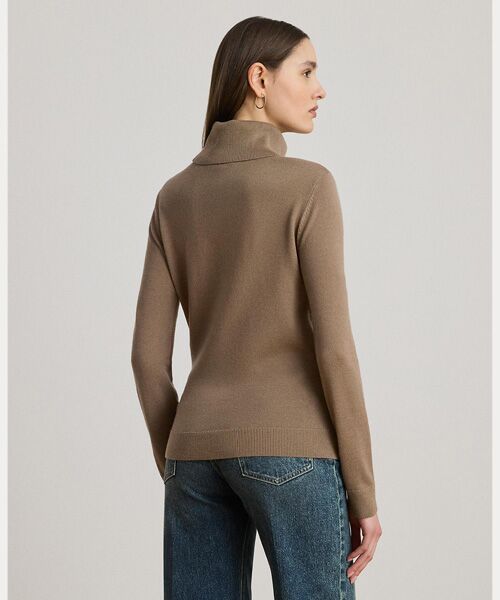 LAUREN RALPH LAUREN / ローレン ラルフ ローレン ニット・セーター | ジオプリント ウールブレンド タートルネック セーター | 詳細3