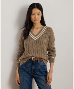LAUREN RALPH LAUREN / ローレン ラルフ ローレン ニット・セーター | ケーブルニット コットン クリケット セーター