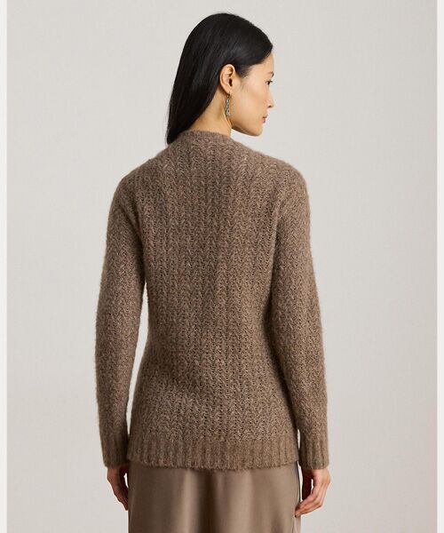 LAUREN RALPH LAUREN / ローレン ラルフ ローレン ニット・セーター | ヘリンボーン オーバーサイズ セーター | 詳細3