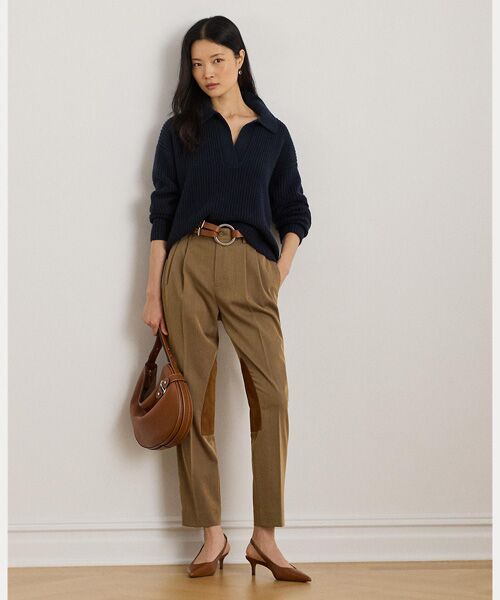 LAUREN RALPH LAUREN / ローレン ラルフ ローレン ニット・セーター | ウールブレンド ポロ セーター | 詳細2