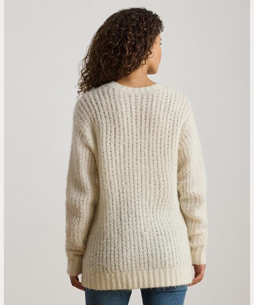 LAUREN RALPH LAUREN / ローレン ラルフ ローレン ニット・セーター | ヘリンボーン オーバーサイズ セーター | 詳細3