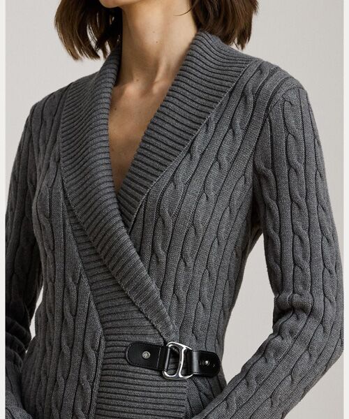 LAUREN RALPH LAUREN / ローレン ラルフ ローレン ニット・セーター | バックルド コットン セーター | 詳細4