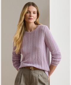 LAUREN RALPH LAUREN / ローレン ラルフ ローレン ニット・セーター | ポインテールニット コットンブレンド セーター