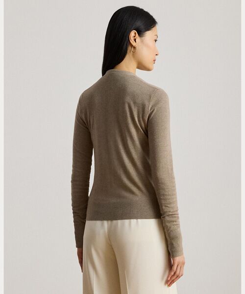 LAUREN RALPH LAUREN / ローレン ラルフ ローレン カーディガン・ボレロ | コットンモダール カーディガン セーター | 詳細3