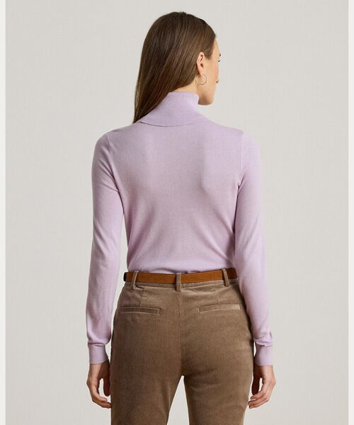 LAUREN RALPH LAUREN / ローレン ラルフ ローレン ニット・セーター | シルクブレンド タートルネック セーター | 詳細3