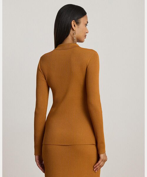 LAUREN RALPH LAUREN / ローレン ラルフ ローレン カーディガン・ボレロ | リブニット ロングスリーブ Polo カーディガン | 詳細3