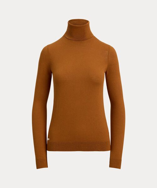 LAUREN RALPH LAUREN / ローレン ラルフ ローレン ニット・セーター | シルクブレンド タートルネック セーター | 詳細1