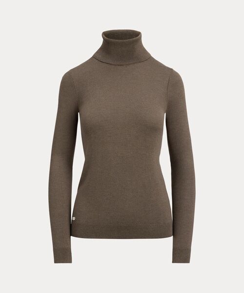 LAUREN RALPH LAUREN / ローレン ラルフ ローレン ニット・セーター | シルクブレンド タートルネック セーター | 詳細1