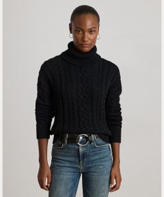 LAUREN RALPH LAUREN / ローレン ラルフ ローレン ニット・セーター | ケーブルニット タートルネック セーター