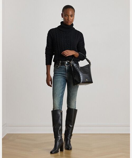 LAUREN RALPH LAUREN / ローレン ラルフ ローレン ニット・セーター | ケーブルニット タートルネック セーター | 詳細2