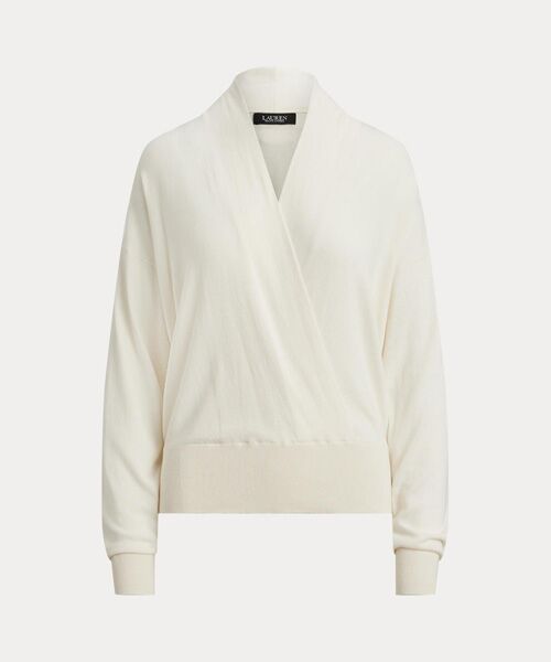 LAUREN RALPH LAUREN / ローレン ラルフ ローレン ニット・セーター | コットンモダール サープリス セーター | 詳細1