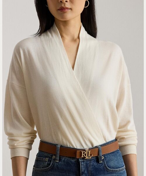 LAUREN RALPH LAUREN / ローレン ラルフ ローレン ニット・セーター | コットンモダール サープリス セーター | 詳細4