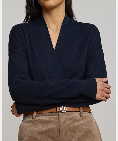 LAUREN RALPH LAUREN / ローレン ラルフ ローレン ニット・セーター | コットンモダール サープリス セーター | 詳細4