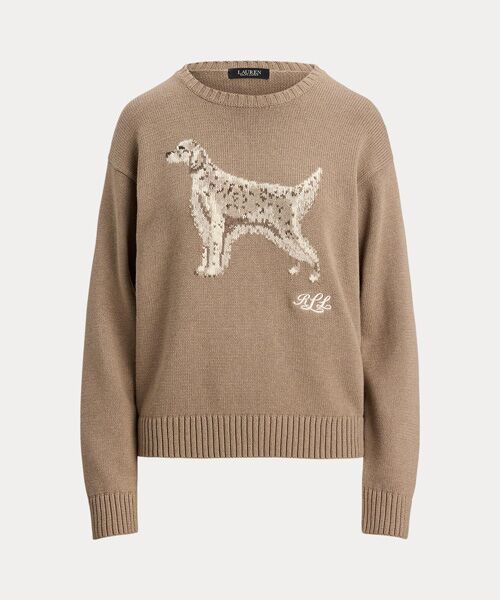 LAUREN RALPH LAUREN / ローレン ラルフ ローレン ニット・セーター | インターシャニット イングリッシュ セッター セーター | 詳細1