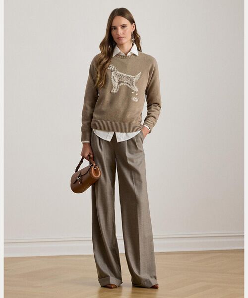 LAUREN RALPH LAUREN / ローレン ラルフ ローレン ニット・セーター | インターシャニット イングリッシュ セッター セーター | 詳細2