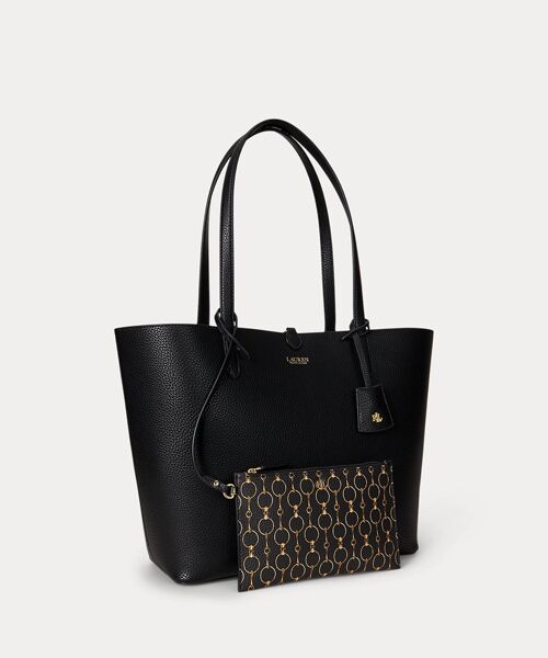 LAUREN RALPH LAUREN / ローレン ラルフ ローレン トートバッグ | フェイクレザー ラージ リバーシブル トート バッグ | 詳細1