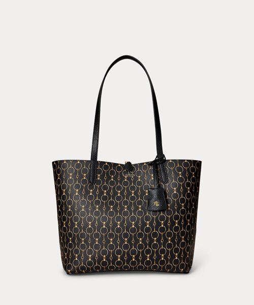 LAUREN RALPH LAUREN / ローレン ラルフ ローレン トートバッグ | フェイクレザー ラージ リバーシブル トート バッグ | 詳細4