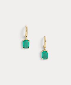 LAUREN RALPH LAUREN / ローレン ラルフ ローレン ピアス・イヤリング | ゴールドプレーテッド ストーン ドロップ ハギー イヤリング