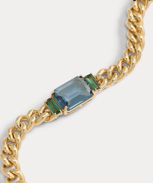 LAUREN RALPH LAUREN / ローレン ラルフ ローレン ブレスレット・バングル | ゴールドプレーテッド ストーン フレックス ブレスレット | 詳細1